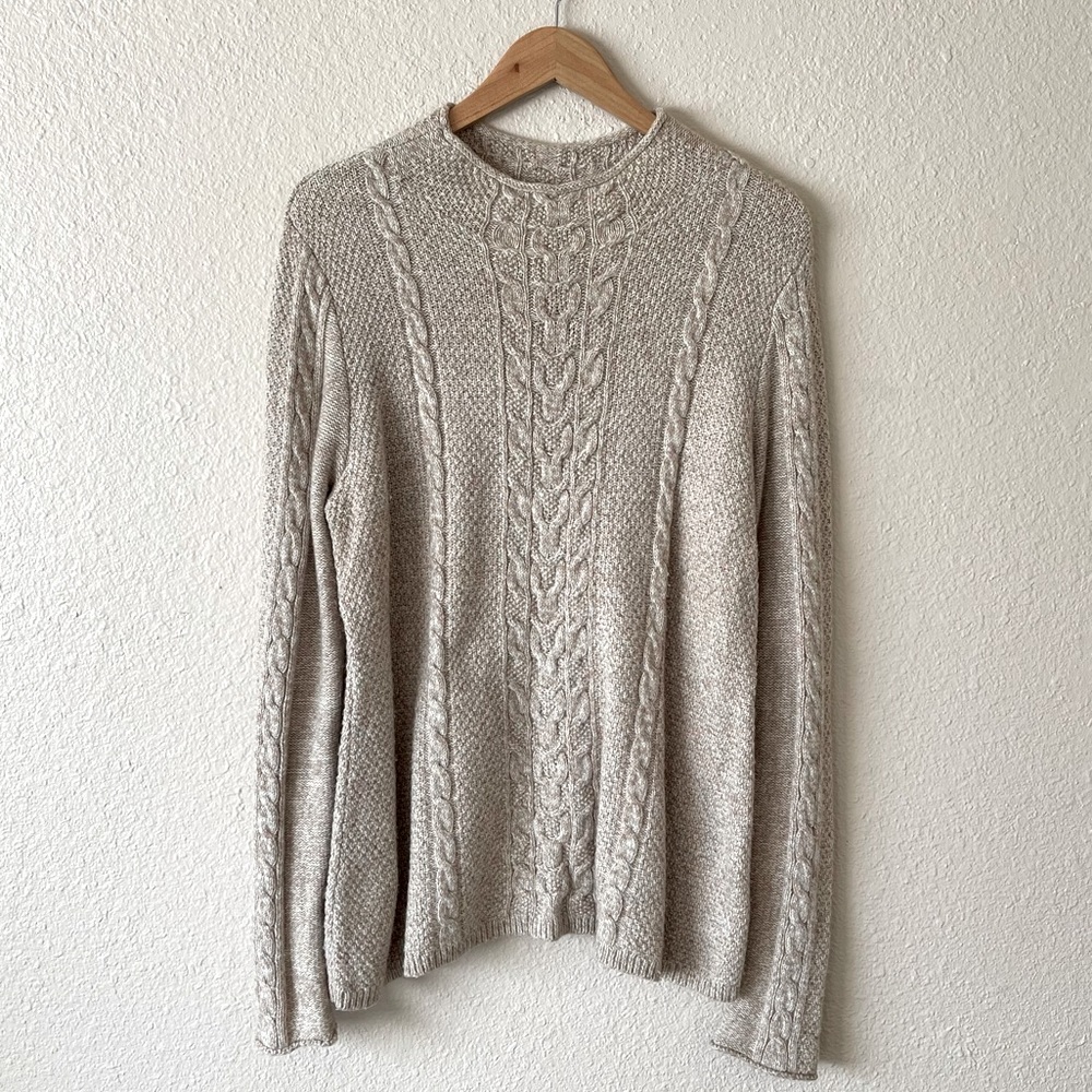 Vintage-look Gap Cable Knit Sweater XL